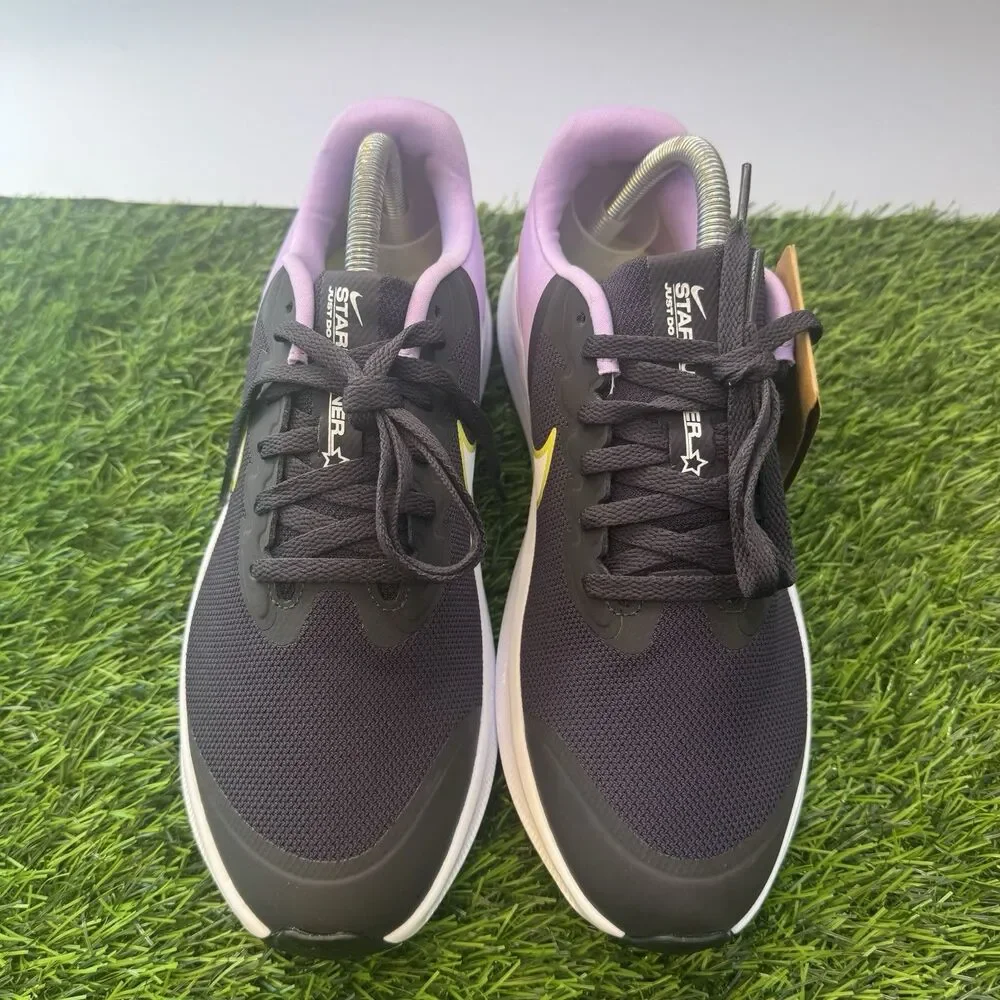 Nike Tanjun Star Runner Youth Sz 6.5Y Black/Purple DA2776-500 New